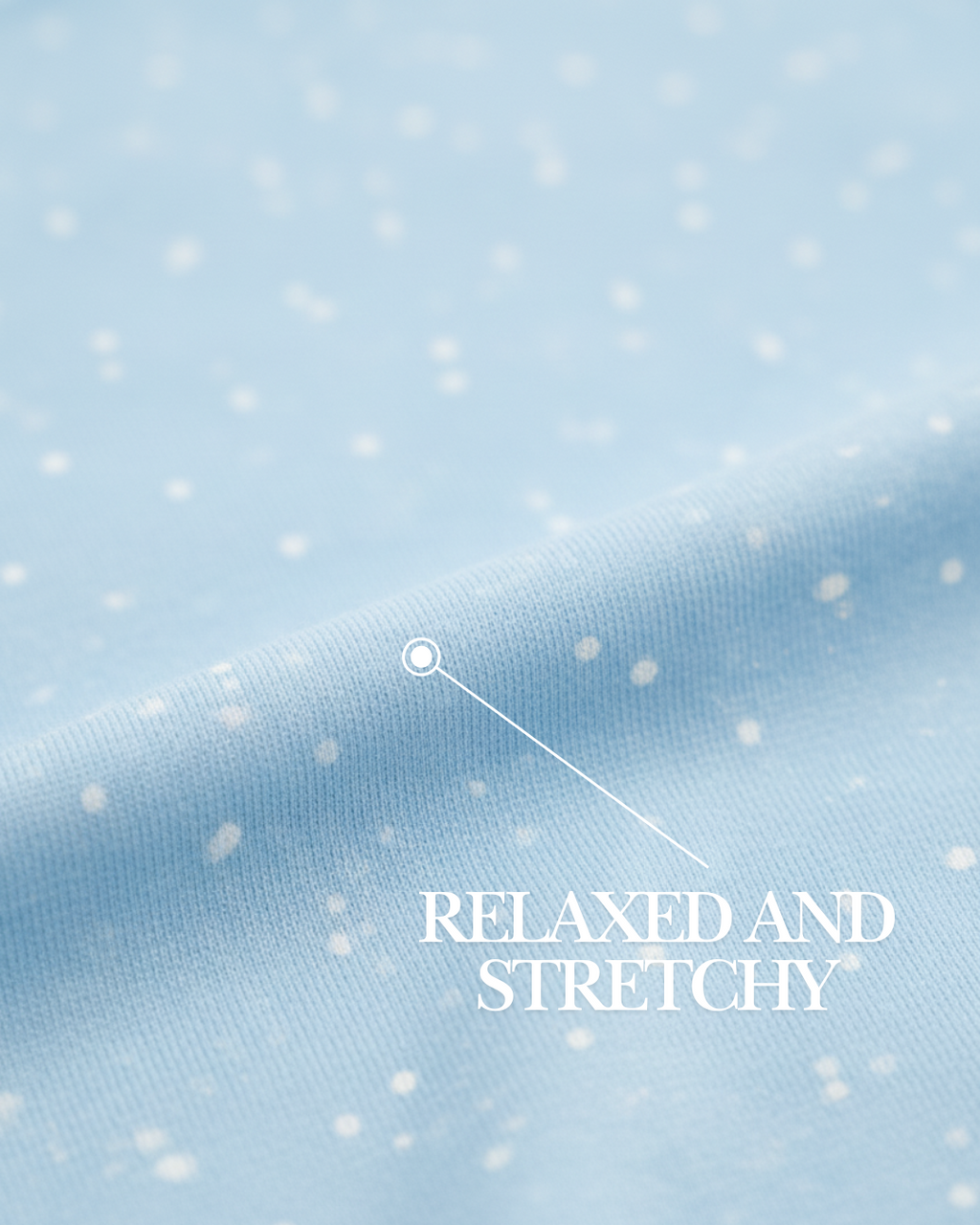 Sky Blue Short Pajama Set – Soft Tee & Drawstring Shorts with Lettuce Trim