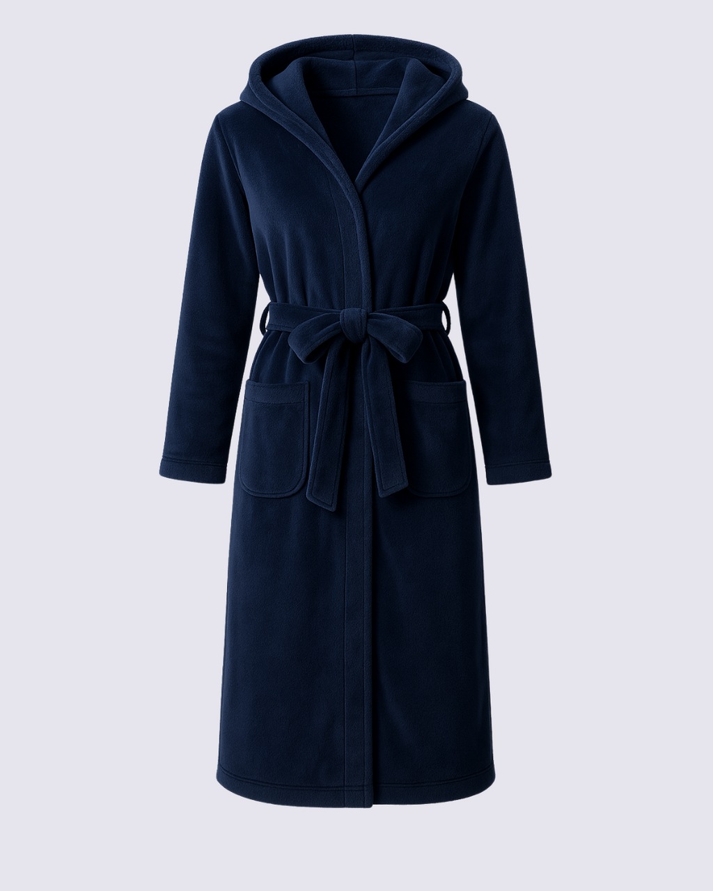 Women's Stylish Solid Color Long Comfort Bathrobe