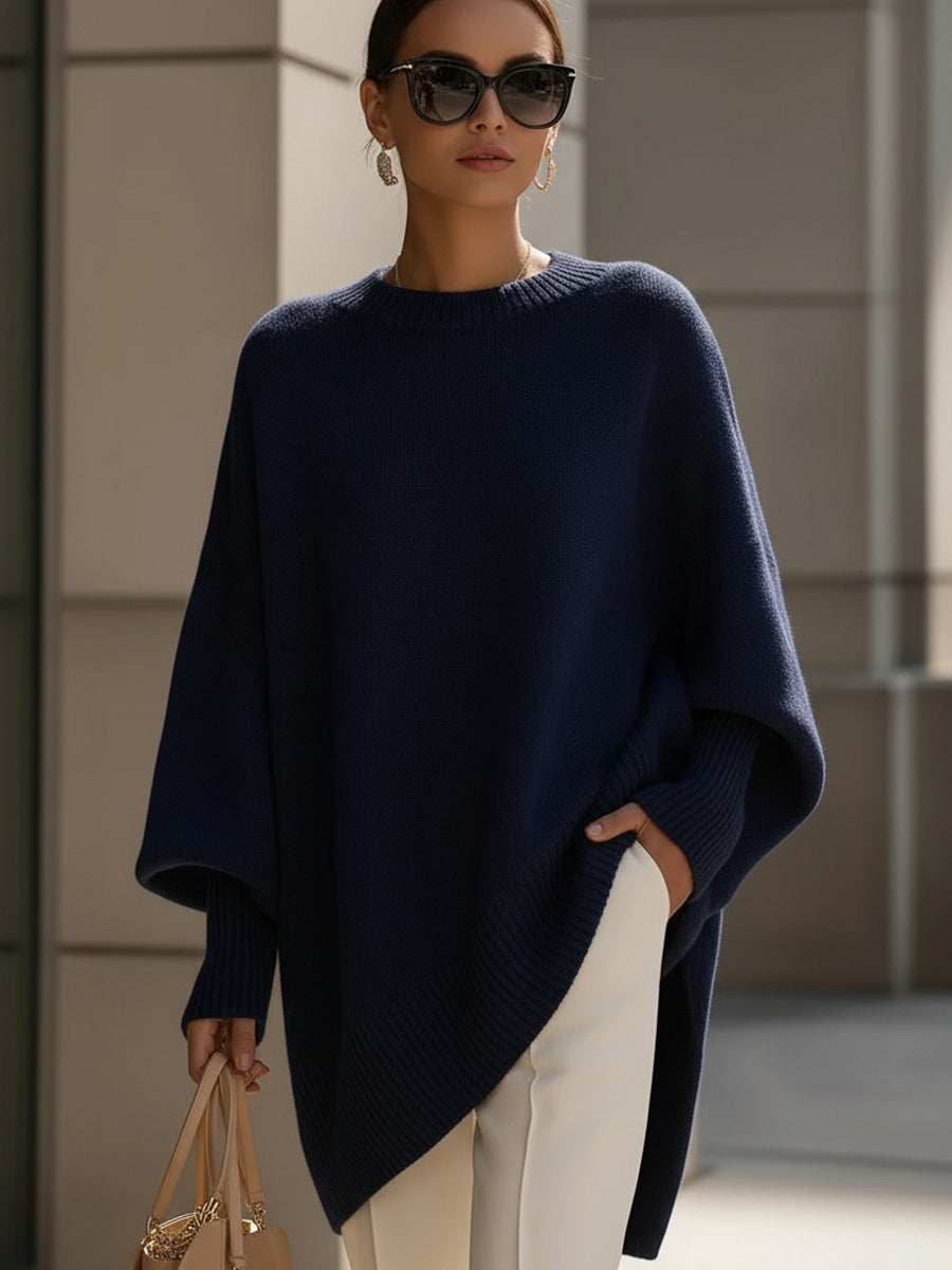 Women's Effortless Elegance Oversized Poncho