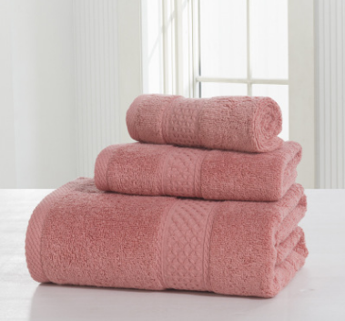 Double-Sided Cotton Bath Towel Set – Soft Thickened Skin-Friendly Towels