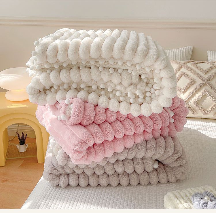 Luxury Dehaired Angora Blanket – Ultra-Soft Nap & Sofa Cover