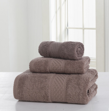 Double-Sided Cotton Bath Towel Set – Soft Thickened Skin-Friendly Towels