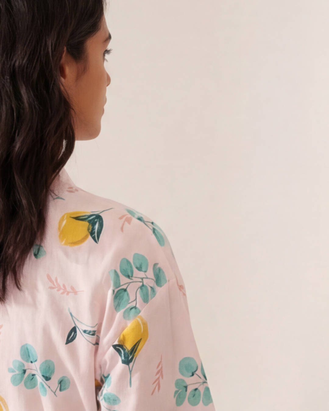 Women’s Colorful Cotton Kimono Robe – Loose Home Bathrobe