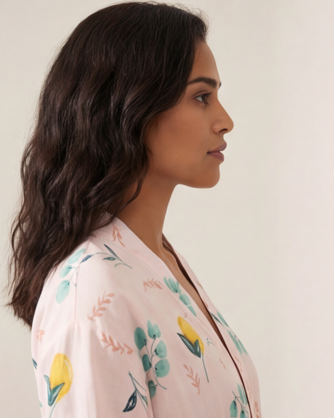 Women’s Colorful Cotton Kimono Robe – Loose Home Bathrobe