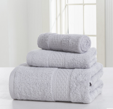 Double-Sided Cotton Bath Towel Set – Soft Thickened Skin-Friendly Towels