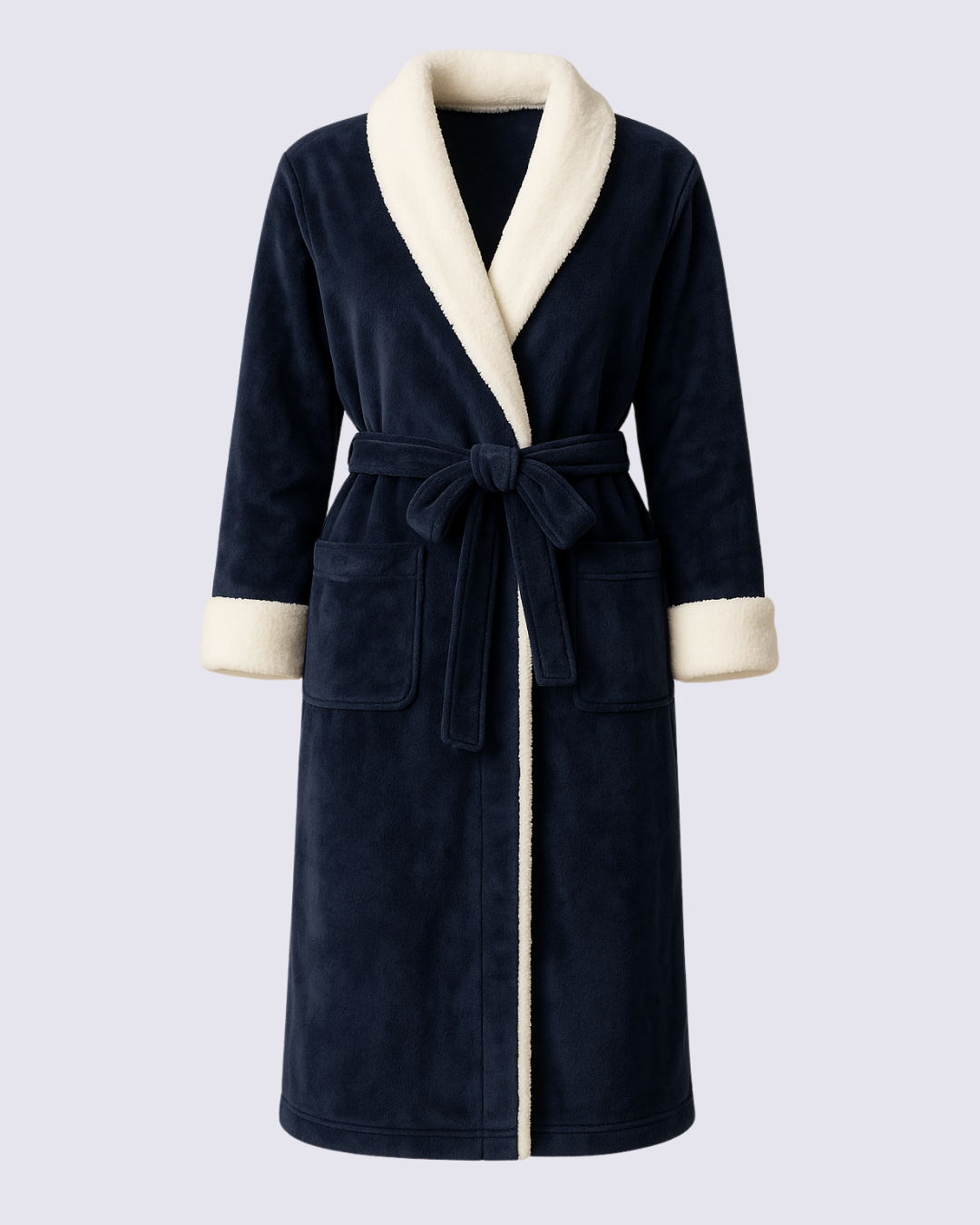 Women's Premium Soft Fleece Hooded Bathrobe