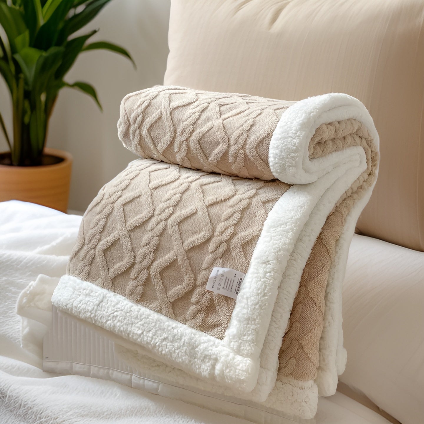 Luxurious Double-Sided Fleece Blanket for Ultimate Winter Comfort