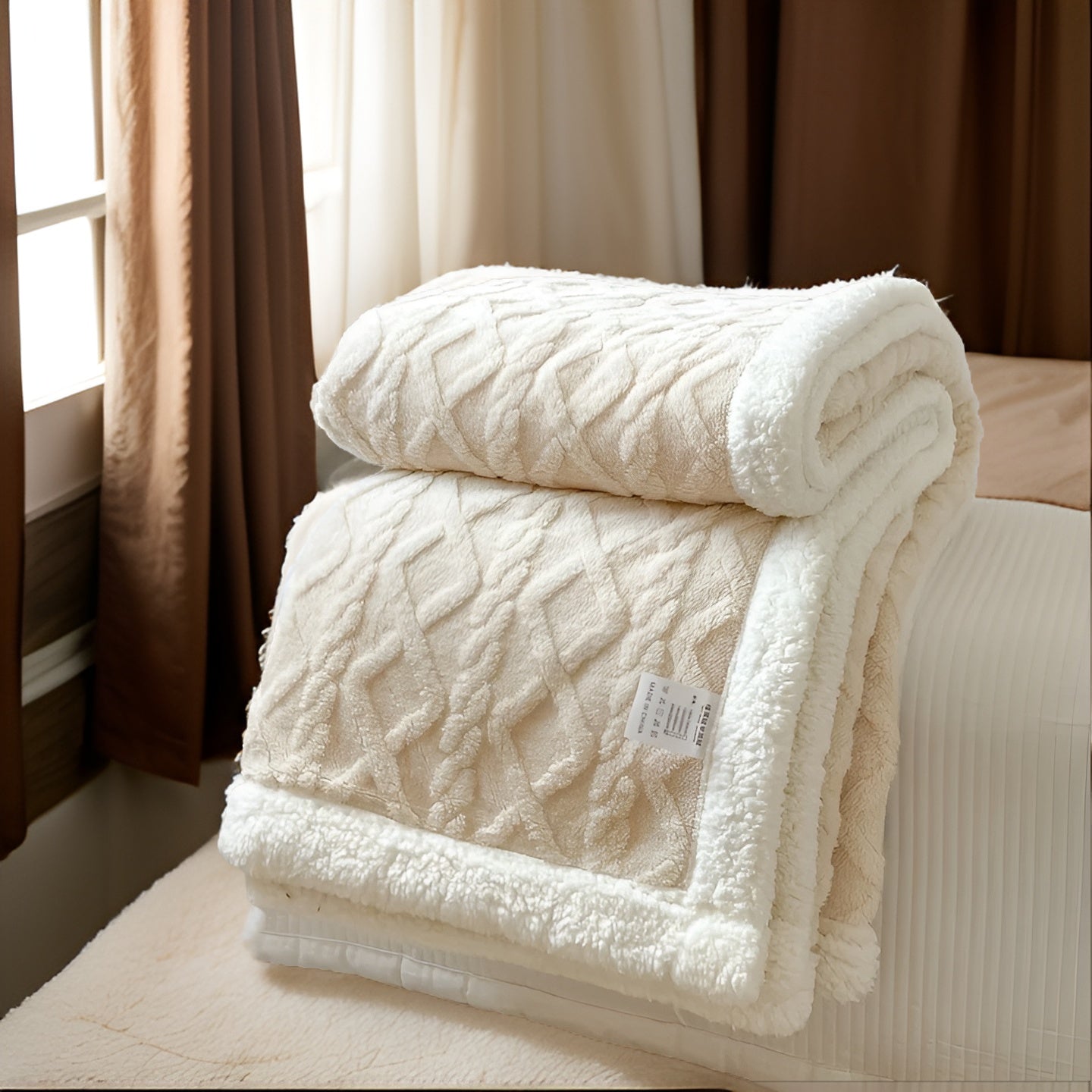 Luxurious Double-Sided Fleece Blanket for Ultimate Winter Comfort