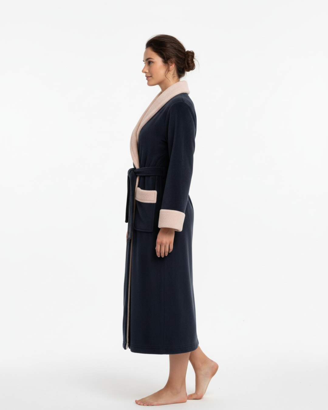 Women's Cozy Comfort Flannel Bathrobe
