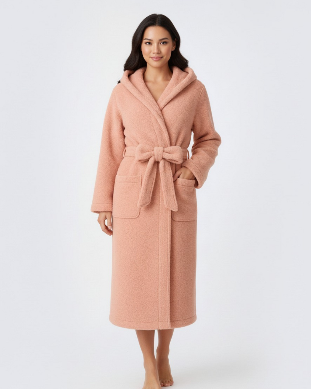 Women's Premium Velvet Plush Comfort Bathrobe