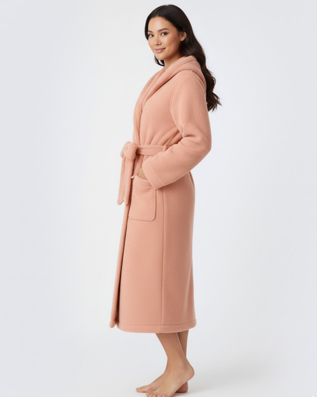 Women's Premium Velvet Plush Comfort Bathrobe