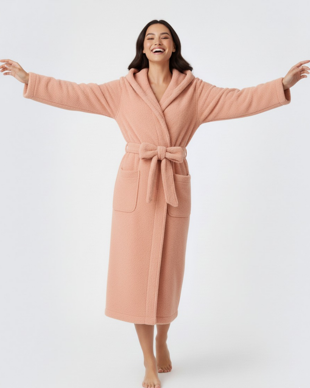 Women's Premium Velvet Plush Comfort Bathrobe