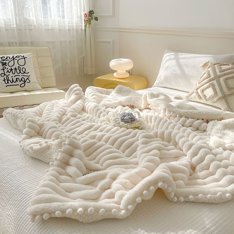Luxury Dehaired Angora Blanket – Ultra-Soft Nap & Sofa Cover