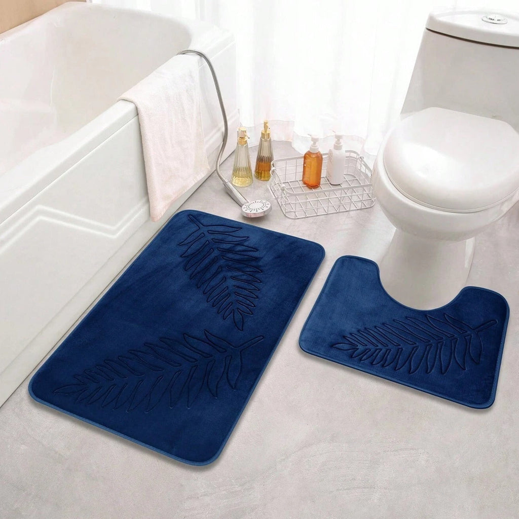Luxurious Memory Foam Bath Mat Set for Ultimate Comfort