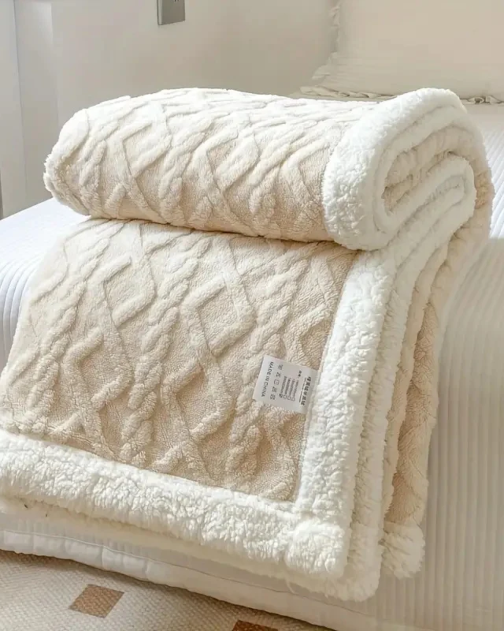 Luxurious Snuggle Throw with a Velvety-Soft Texture for Ultimate Comfort