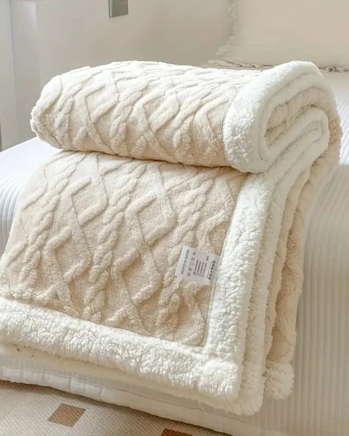 Luxurious Snuggle Throw with a Velvety-Soft Texture for Ultimate Comfort